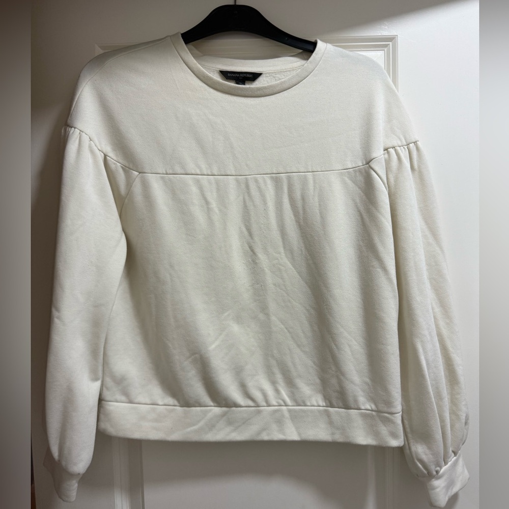 Banana Republic Off-White Soft Top
